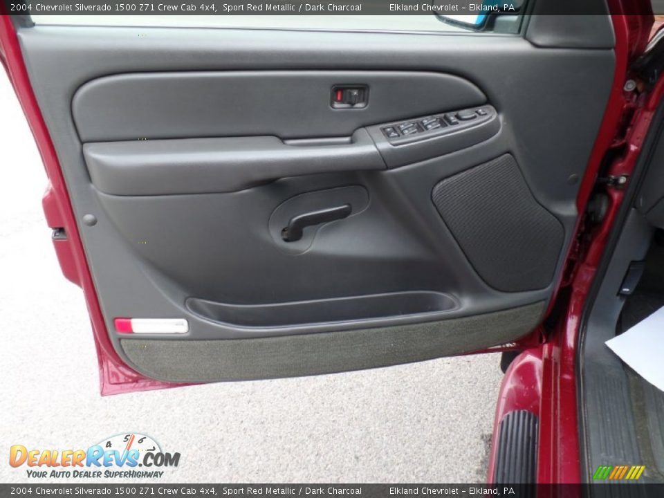 2004 Chevrolet Silverado 1500 Z71 Crew Cab 4x4 Sport Red Metallic / Dark Charcoal Photo #16