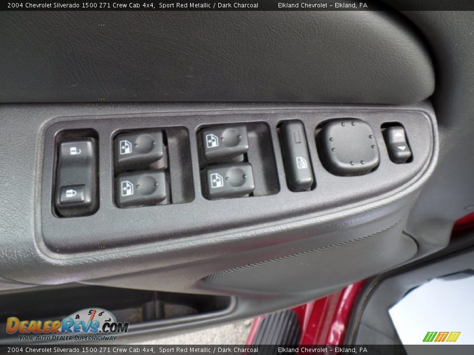 2004 Chevrolet Silverado 1500 Z71 Crew Cab 4x4 Sport Red Metallic / Dark Charcoal Photo #17