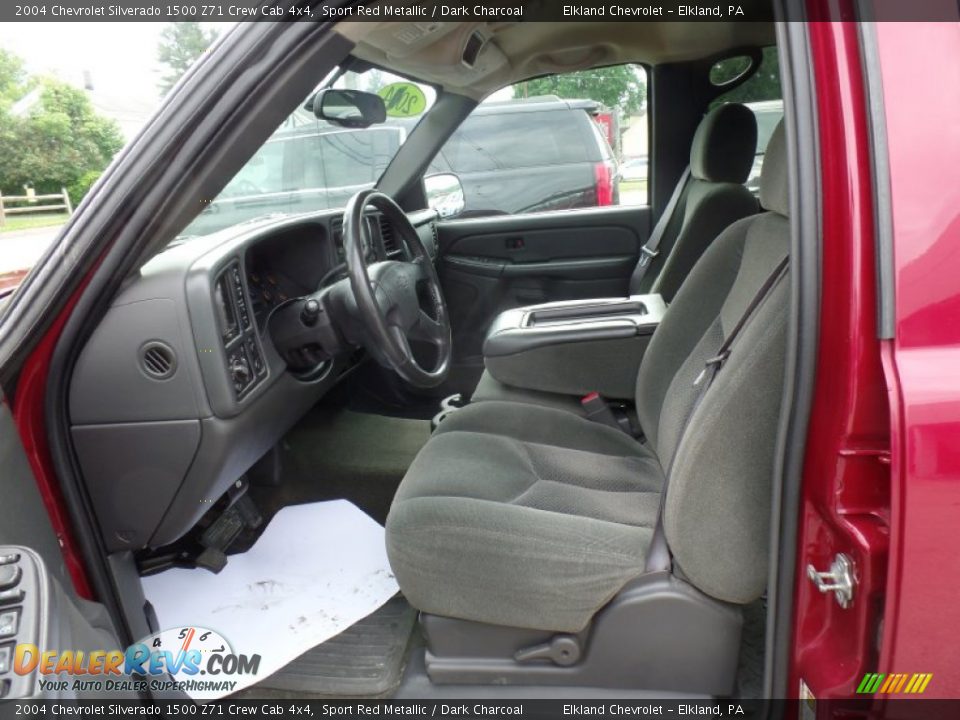 2004 Chevrolet Silverado 1500 Z71 Crew Cab 4x4 Sport Red Metallic / Dark Charcoal Photo #18