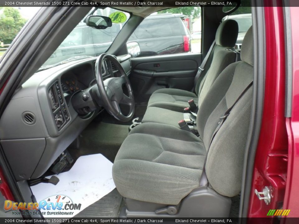 2004 Chevrolet Silverado 1500 Z71 Crew Cab 4x4 Sport Red Metallic / Dark Charcoal Photo #19