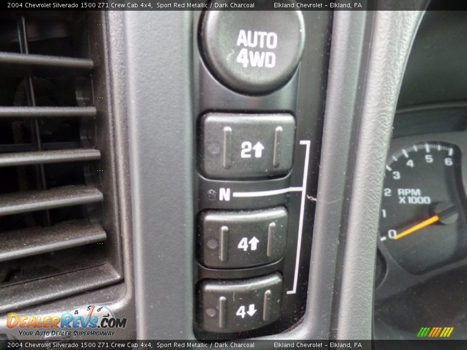 2004 Chevrolet Silverado 1500 Z71 Crew Cab 4x4 Sport Red Metallic / Dark Charcoal Photo #24