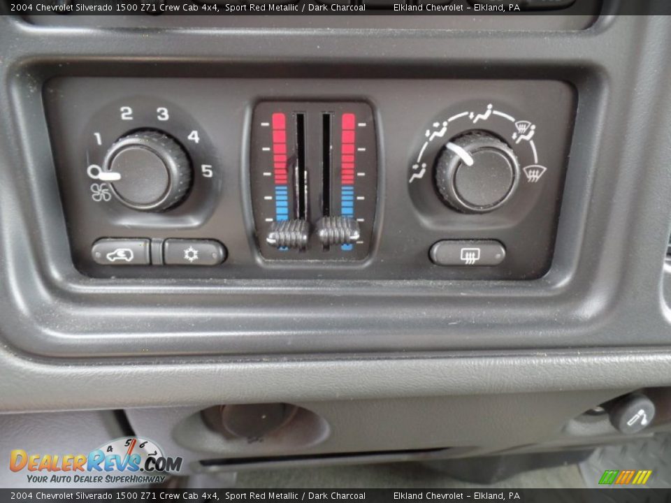 2004 Chevrolet Silverado 1500 Z71 Crew Cab 4x4 Sport Red Metallic / Dark Charcoal Photo #27