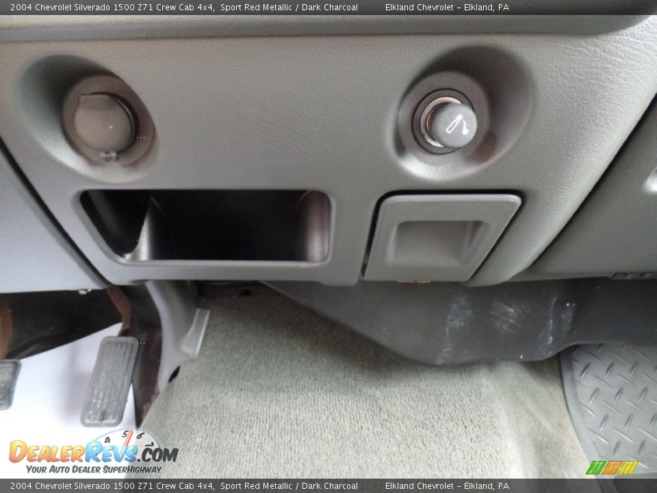 2004 Chevrolet Silverado 1500 Z71 Crew Cab 4x4 Sport Red Metallic / Dark Charcoal Photo #28