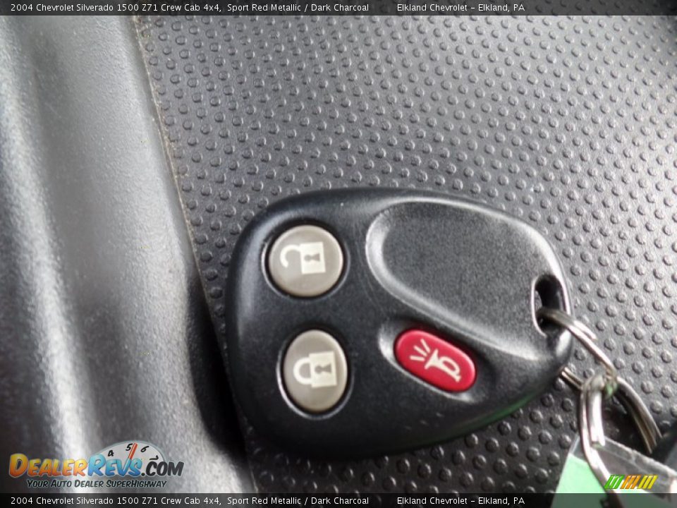 2004 Chevrolet Silverado 1500 Z71 Crew Cab 4x4 Sport Red Metallic / Dark Charcoal Photo #31