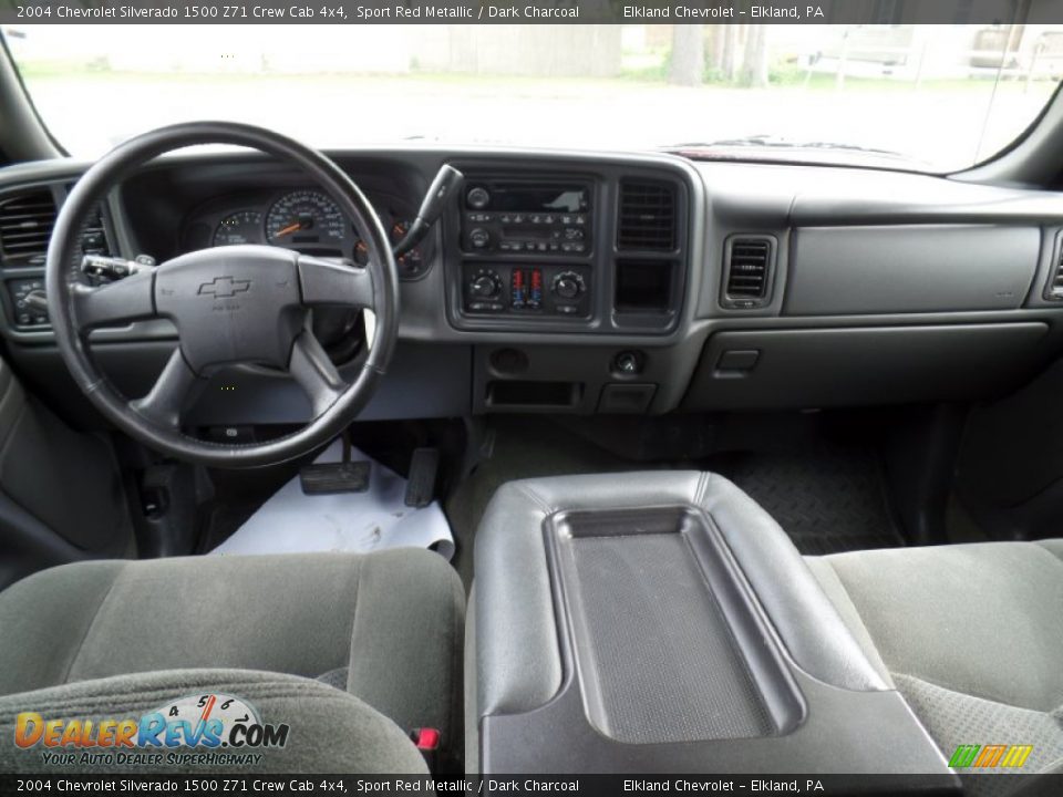 2004 Chevrolet Silverado 1500 Z71 Crew Cab 4x4 Sport Red Metallic / Dark Charcoal Photo #32