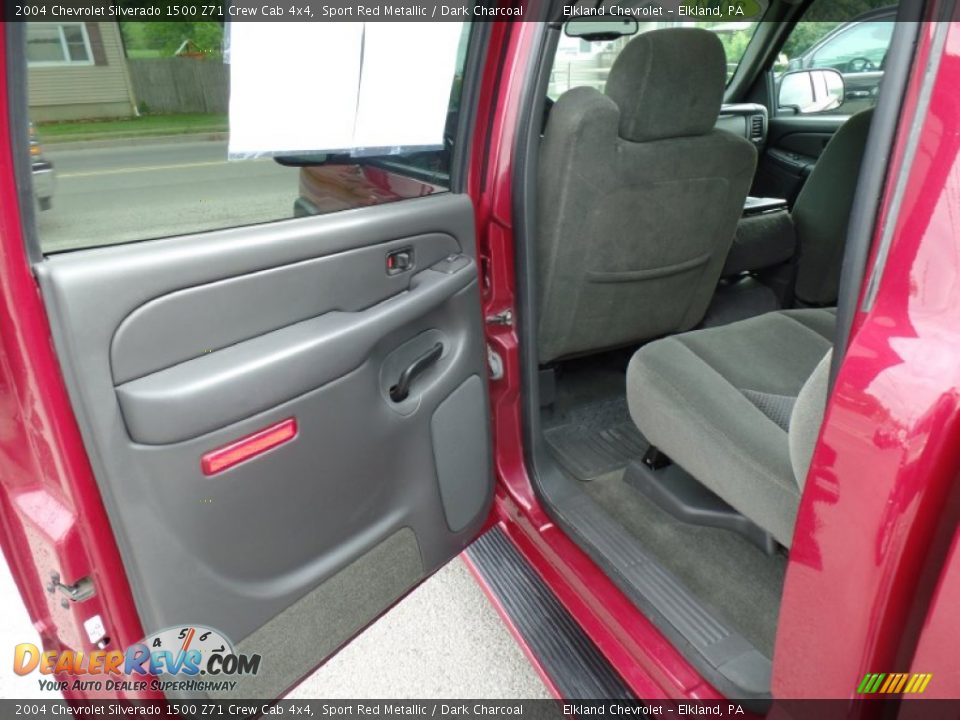 2004 Chevrolet Silverado 1500 Z71 Crew Cab 4x4 Sport Red Metallic / Dark Charcoal Photo #33