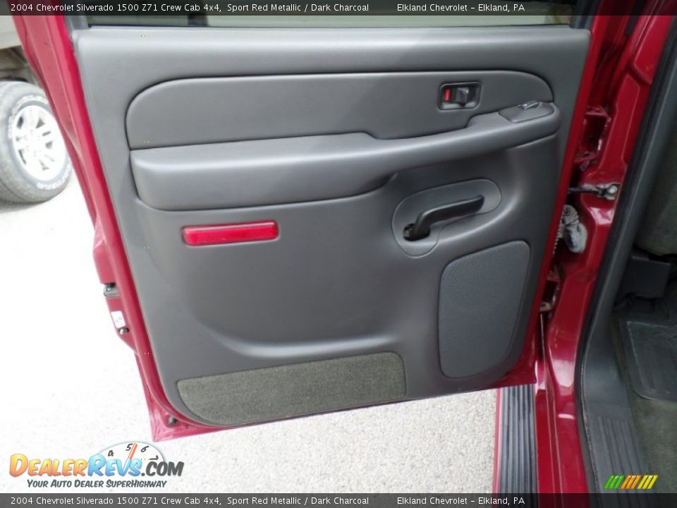 2004 Chevrolet Silverado 1500 Z71 Crew Cab 4x4 Sport Red Metallic / Dark Charcoal Photo #34