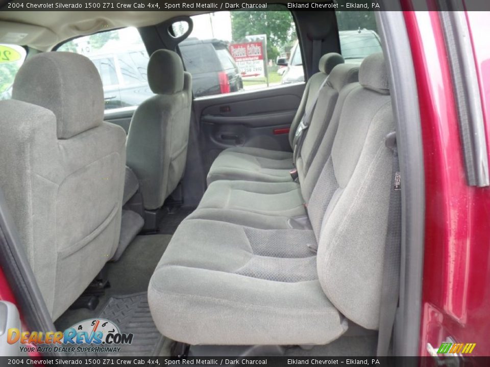 2004 Chevrolet Silverado 1500 Z71 Crew Cab 4x4 Sport Red Metallic / Dark Charcoal Photo #35