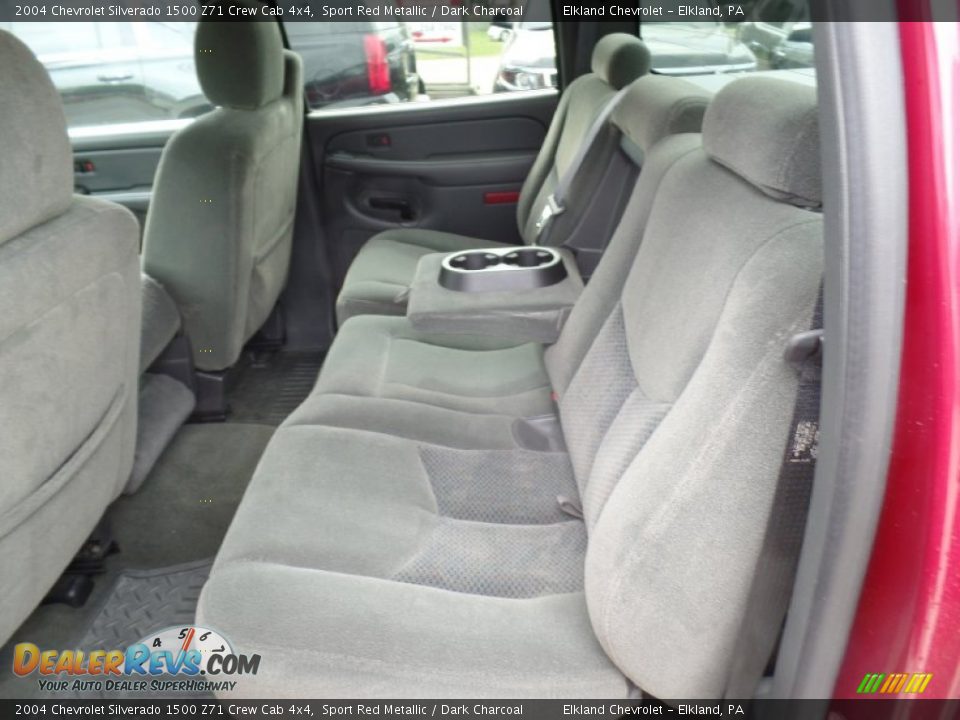 2004 Chevrolet Silverado 1500 Z71 Crew Cab 4x4 Sport Red Metallic / Dark Charcoal Photo #36