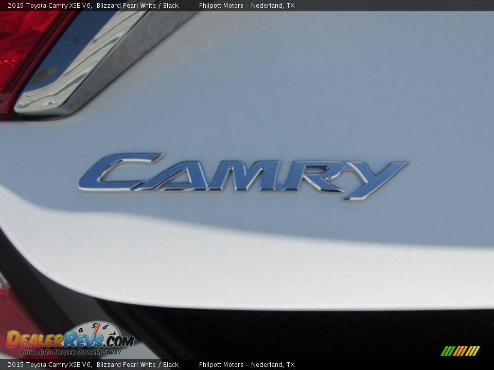 2015 Toyota Camry XSE V6 Blizzard Pearl White / Black Photo #13