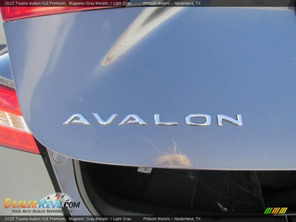 2015 Toyota Avalon XLE Premium Magnetic Gray Metallic / Light Gray Photo #13