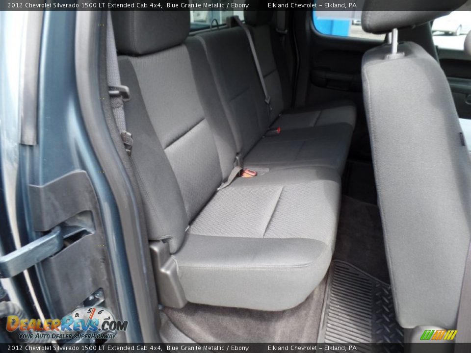 2012 Chevrolet Silverado 1500 LT Extended Cab 4x4 Blue Granite Metallic / Ebony Photo #18