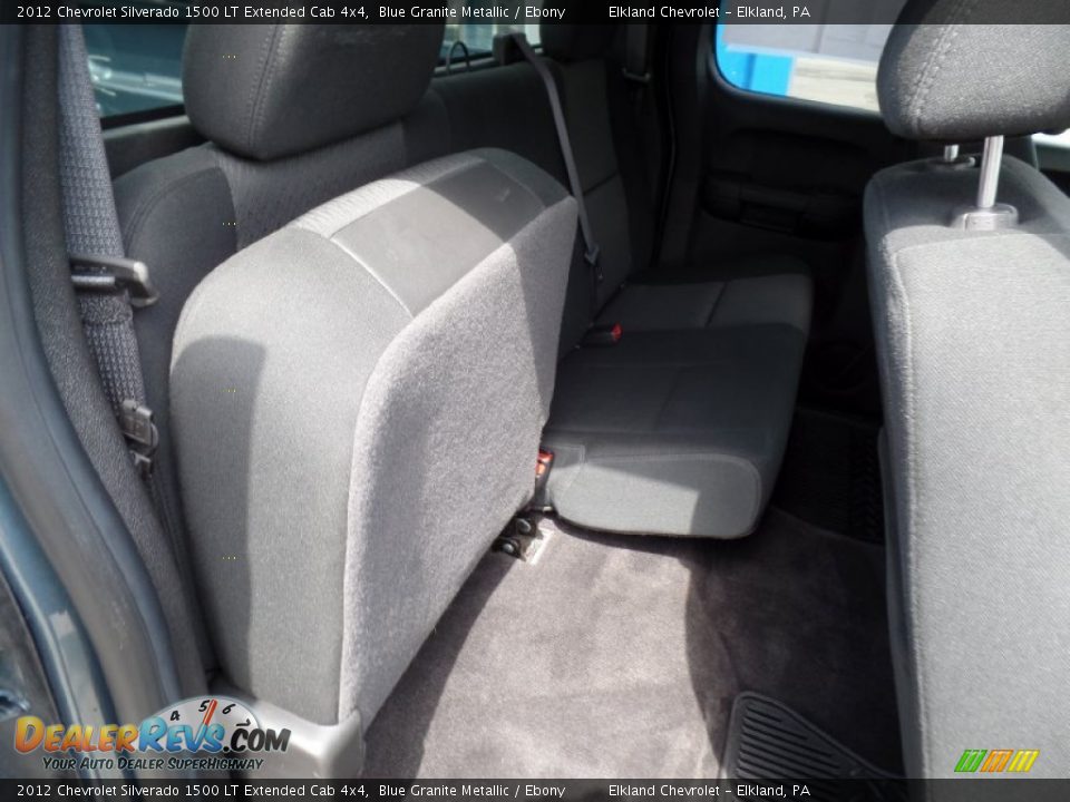 2012 Chevrolet Silverado 1500 LT Extended Cab 4x4 Blue Granite Metallic / Ebony Photo #19
