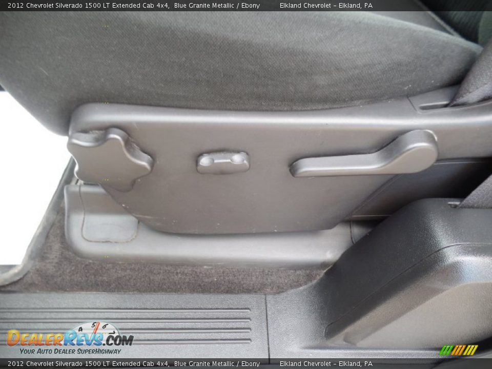 2012 Chevrolet Silverado 1500 LT Extended Cab 4x4 Blue Granite Metallic / Ebony Photo #26