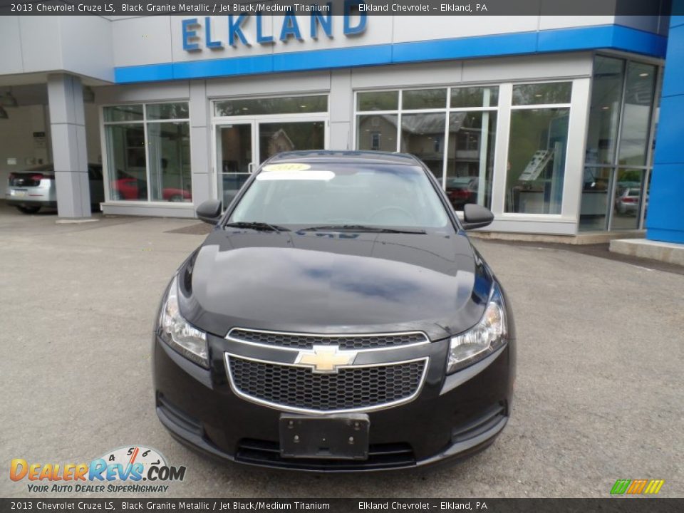 2013 Chevrolet Cruze LS Black Granite Metallic / Jet Black/Medium Titanium Photo #2