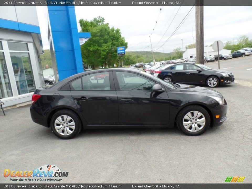 2013 Chevrolet Cruze LS Black Granite Metallic / Jet Black/Medium Titanium Photo #4