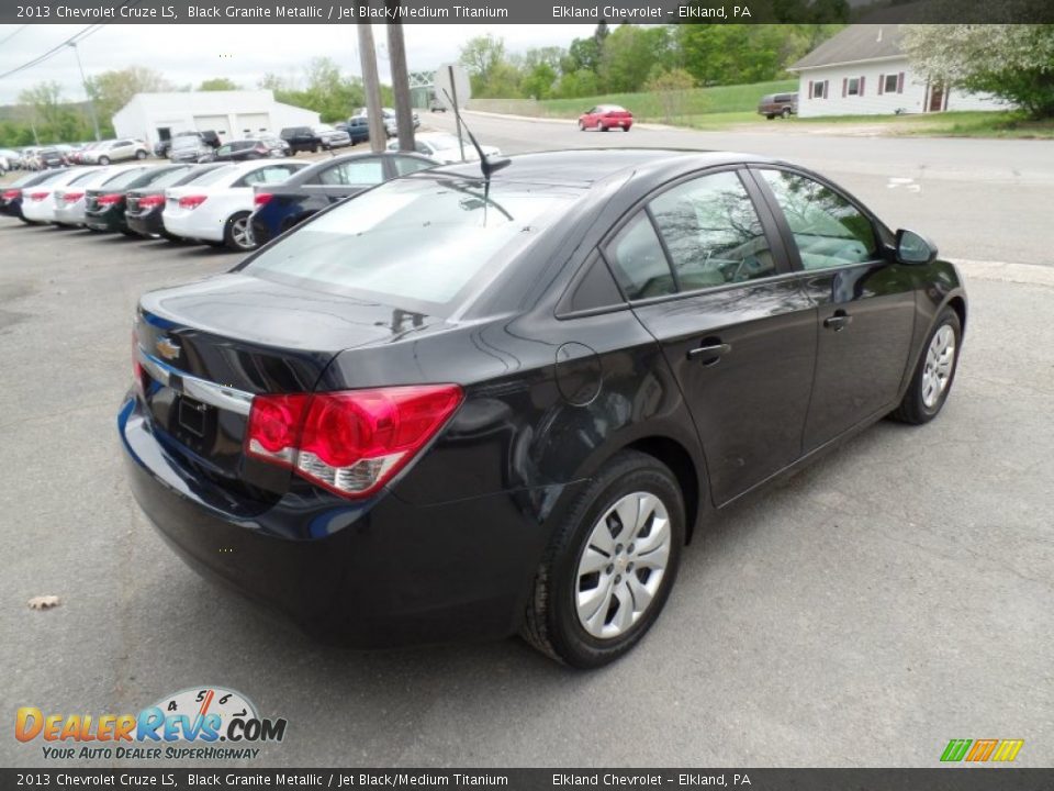 2013 Chevrolet Cruze LS Black Granite Metallic / Jet Black/Medium Titanium Photo #5