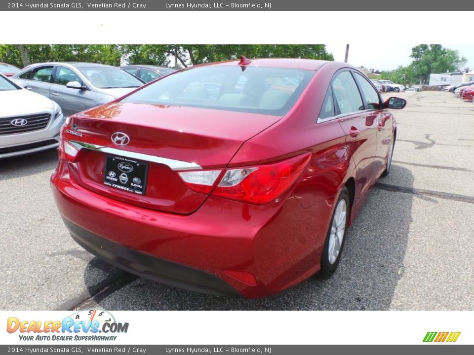 2014 Hyundai Sonata GLS Venetian Red / Gray Photo #6