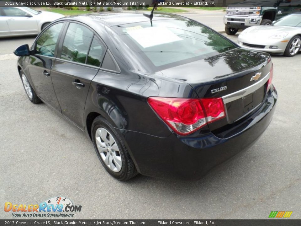2013 Chevrolet Cruze LS Black Granite Metallic / Jet Black/Medium Titanium Photo #7