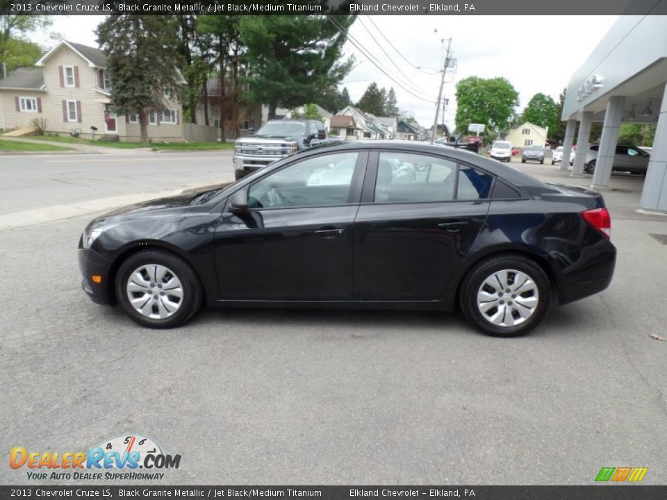 2013 Chevrolet Cruze LS Black Granite Metallic / Jet Black/Medium Titanium Photo #8