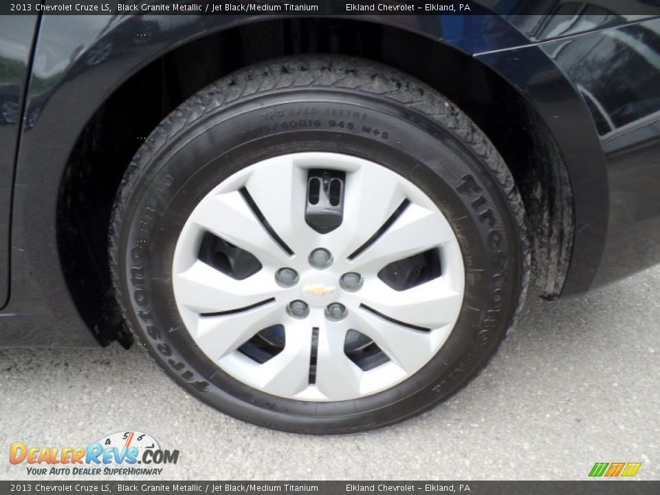 2013 Chevrolet Cruze LS Black Granite Metallic / Jet Black/Medium Titanium Photo #9
