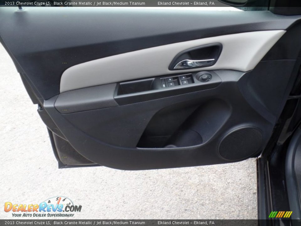 2013 Chevrolet Cruze LS Black Granite Metallic / Jet Black/Medium Titanium Photo #13