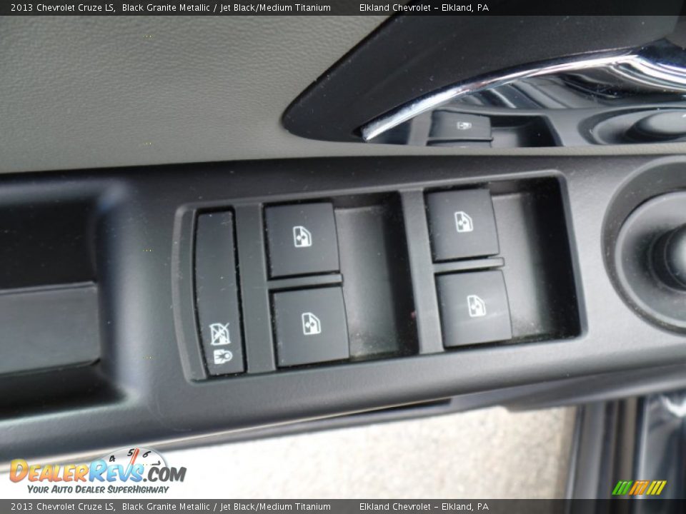2013 Chevrolet Cruze LS Black Granite Metallic / Jet Black/Medium Titanium Photo #14