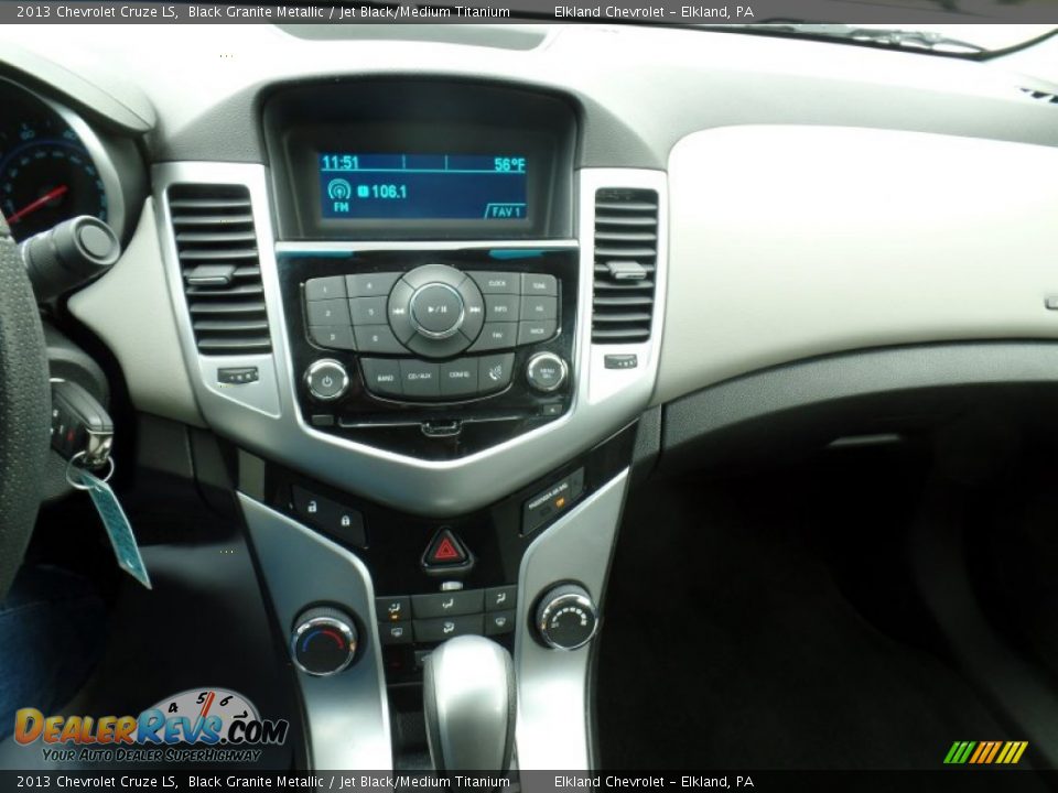 2013 Chevrolet Cruze LS Black Granite Metallic / Jet Black/Medium Titanium Photo #22