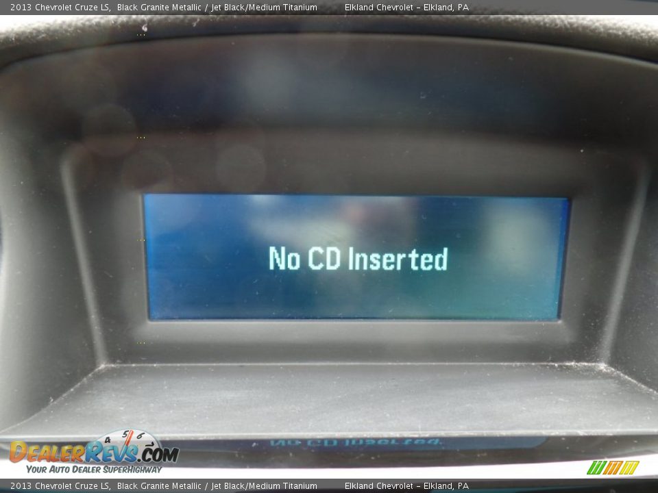 2013 Chevrolet Cruze LS Black Granite Metallic / Jet Black/Medium Titanium Photo #25