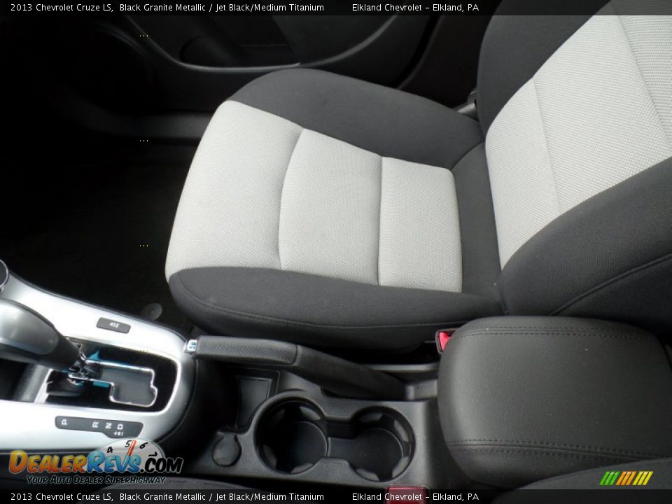 2013 Chevrolet Cruze LS Black Granite Metallic / Jet Black/Medium Titanium Photo #29