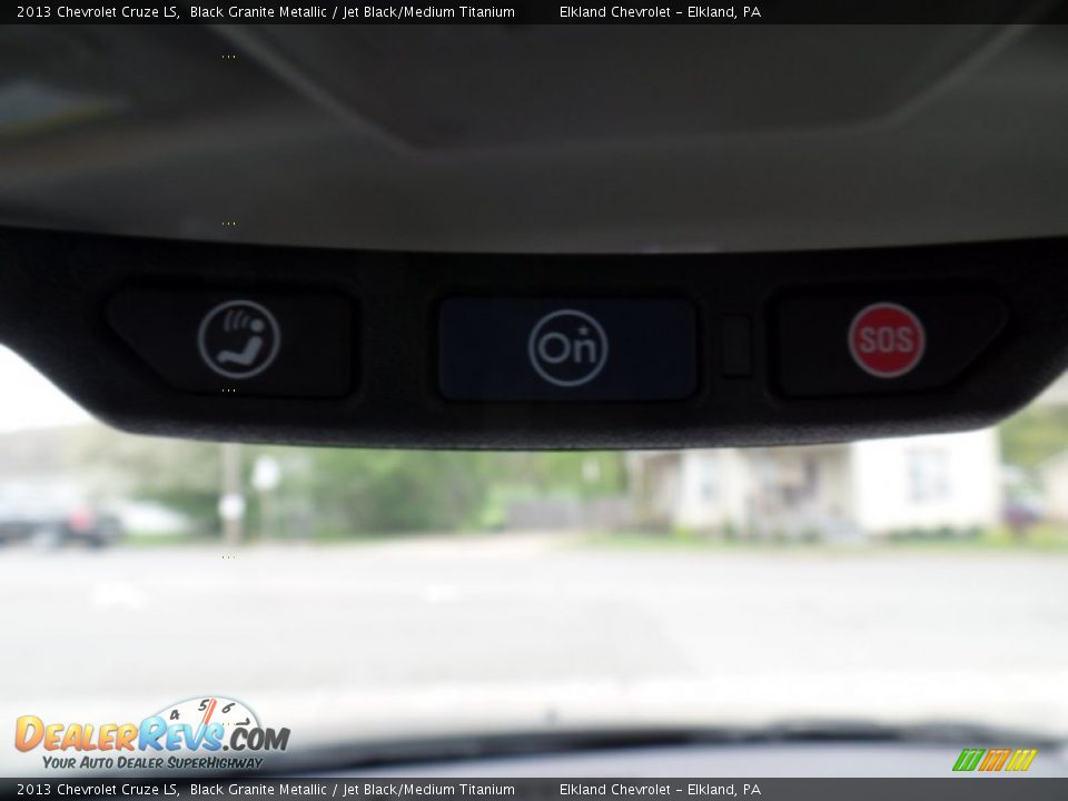 2013 Chevrolet Cruze LS Black Granite Metallic / Jet Black/Medium Titanium Photo #32