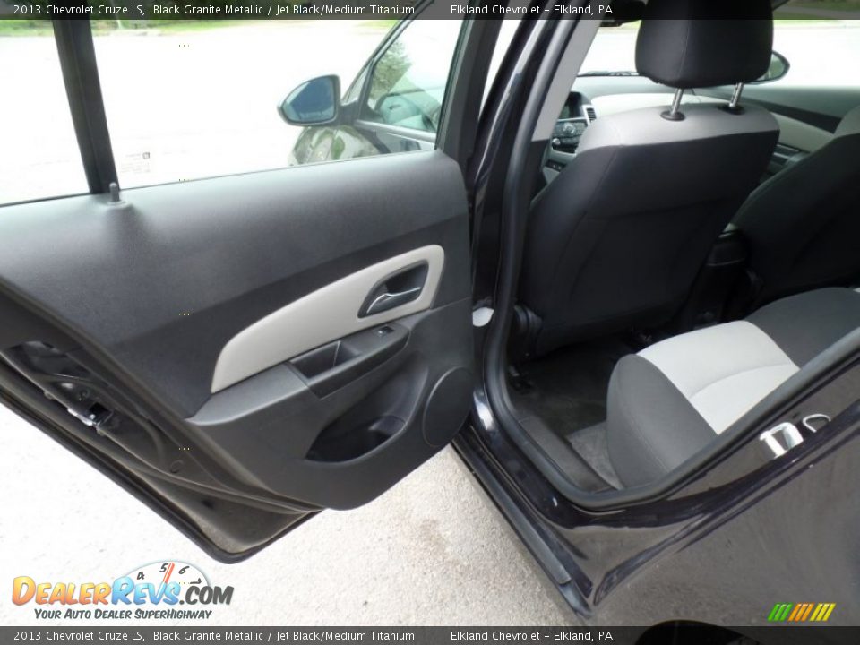 2013 Chevrolet Cruze LS Black Granite Metallic / Jet Black/Medium Titanium Photo #34