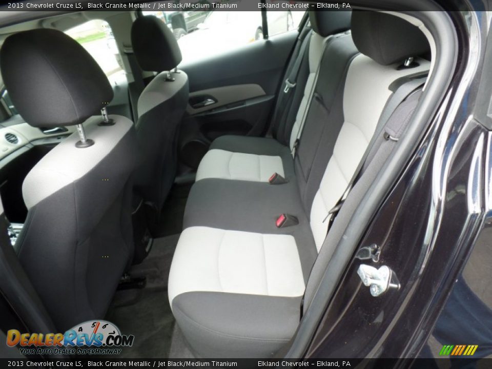 2013 Chevrolet Cruze LS Black Granite Metallic / Jet Black/Medium Titanium Photo #36