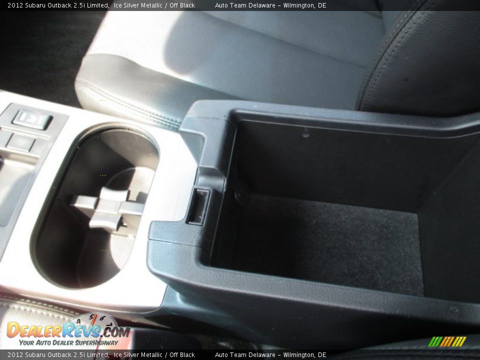 2012 Subaru Outback 2.5i Limited Ice Silver Metallic / Off Black Photo #32