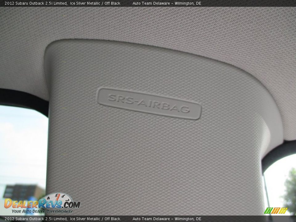 2012 Subaru Outback 2.5i Limited Ice Silver Metallic / Off Black Photo #36
