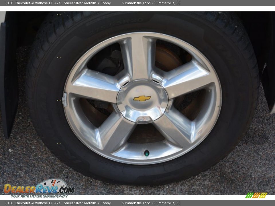 2010 Chevrolet Avalanche LT 4x4 Sheer Silver Metallic / Ebony Photo #24
