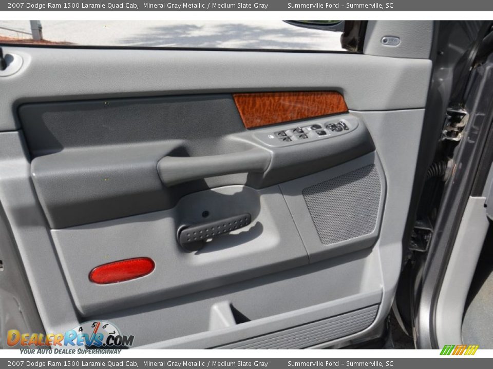 2007 Dodge Ram 1500 Laramie Quad Cab Mineral Gray Metallic / Medium Slate Gray Photo #15