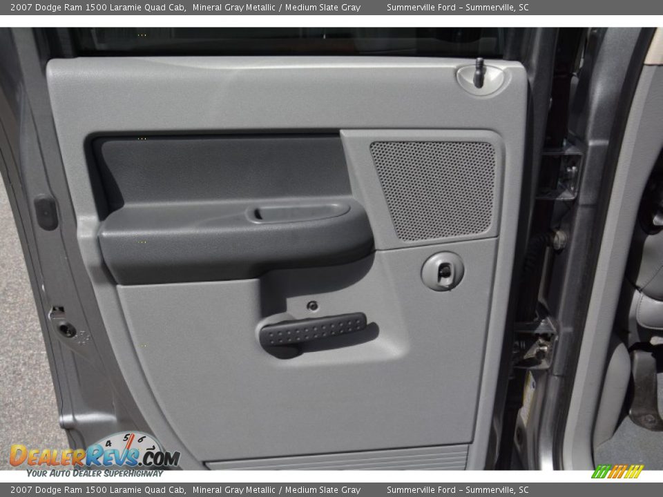 2007 Dodge Ram 1500 Laramie Quad Cab Mineral Gray Metallic / Medium Slate Gray Photo #17