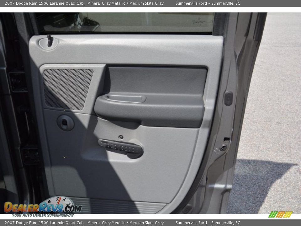 2007 Dodge Ram 1500 Laramie Quad Cab Mineral Gray Metallic / Medium Slate Gray Photo #20