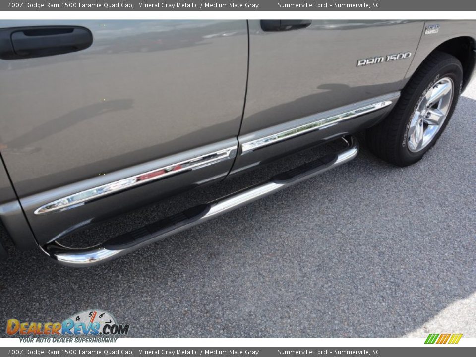 2007 Dodge Ram 1500 Laramie Quad Cab Mineral Gray Metallic / Medium Slate Gray Photo #24