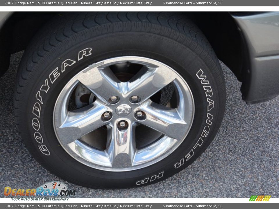 2007 Dodge Ram 1500 Laramie Quad Cab Mineral Gray Metallic / Medium Slate Gray Photo #25