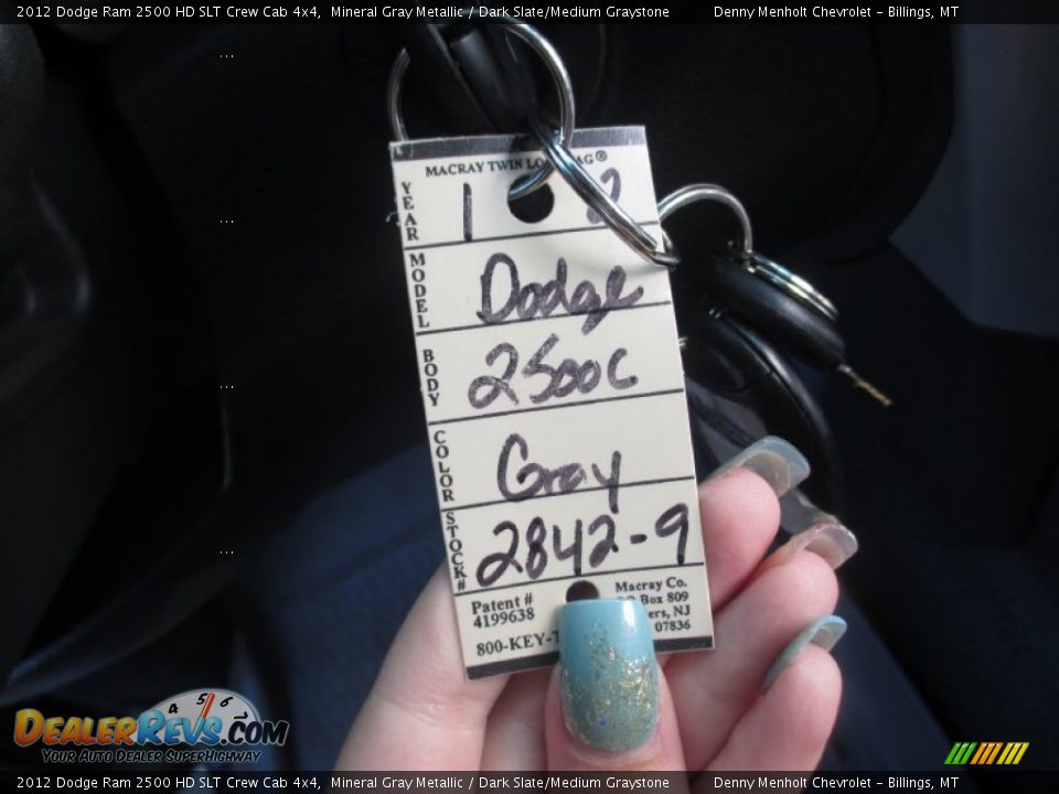 2012 Dodge Ram 2500 HD SLT Crew Cab 4x4 Mineral Gray Metallic / Dark Slate/Medium Graystone Photo #17
