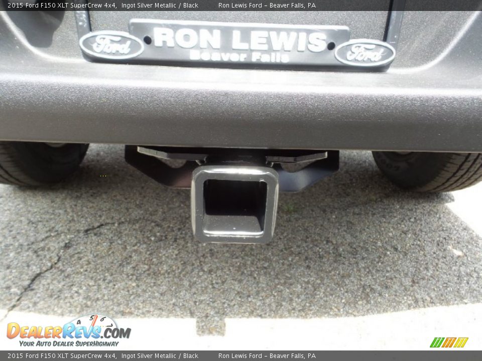 2015 Ford F150 XLT SuperCrew 4x4 Ingot Silver Metallic / Black Photo #5