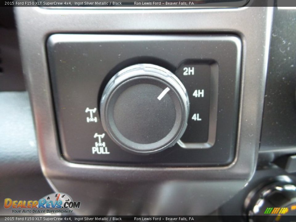 2015 Ford F150 XLT SuperCrew 4x4 Ingot Silver Metallic / Black Photo #17