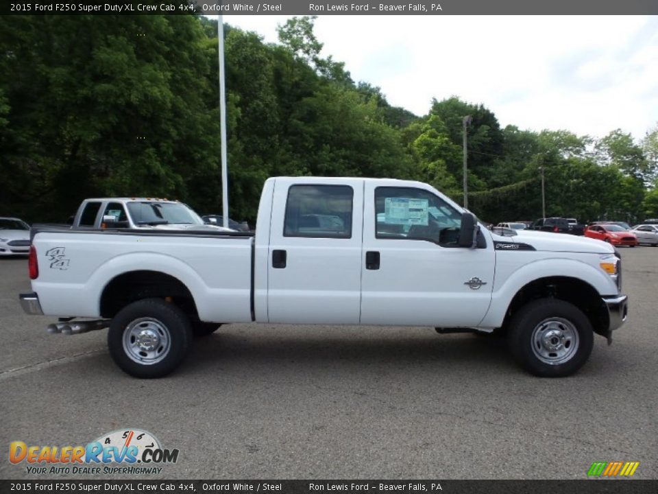 2015 Ford F250 Super Duty XL Crew Cab 4x4 Oxford White / Steel Photo #1