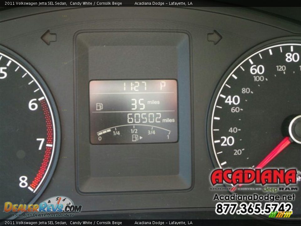 2011 Volkswagen Jetta SEL Sedan Candy White / Cornsilk Beige Photo #28