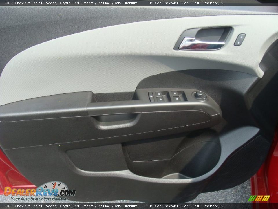 2014 Chevrolet Sonic LT Sedan Crystal Red Tintcoat / Jet Black/Dark Titanium Photo #6