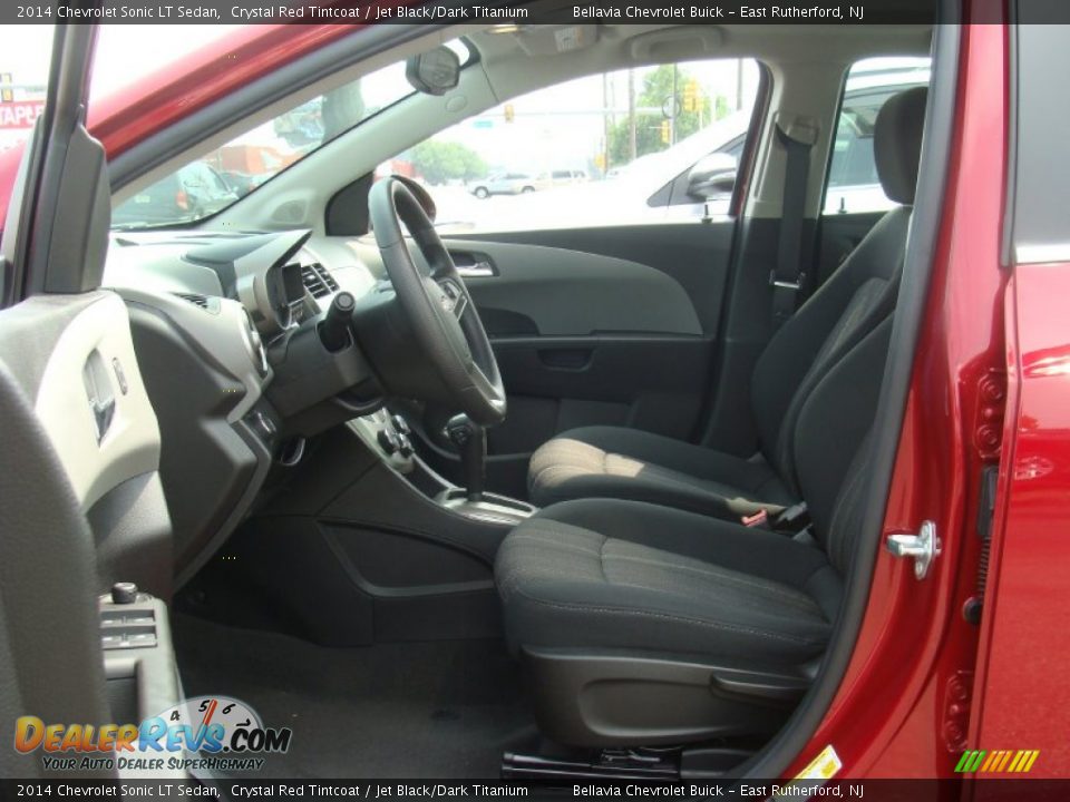 2014 Chevrolet Sonic LT Sedan Crystal Red Tintcoat / Jet Black/Dark Titanium Photo #7