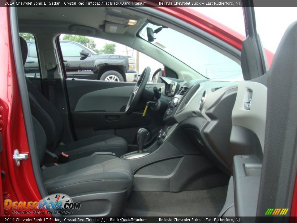 2014 Chevrolet Sonic LT Sedan Crystal Red Tintcoat / Jet Black/Dark Titanium Photo #8