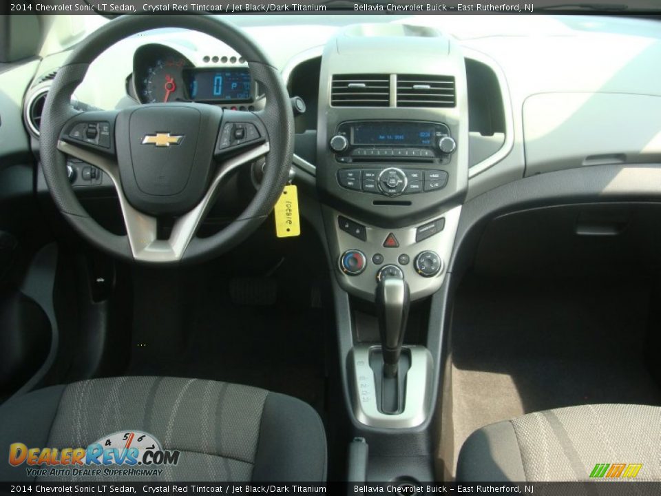 2014 Chevrolet Sonic LT Sedan Crystal Red Tintcoat / Jet Black/Dark Titanium Photo #9